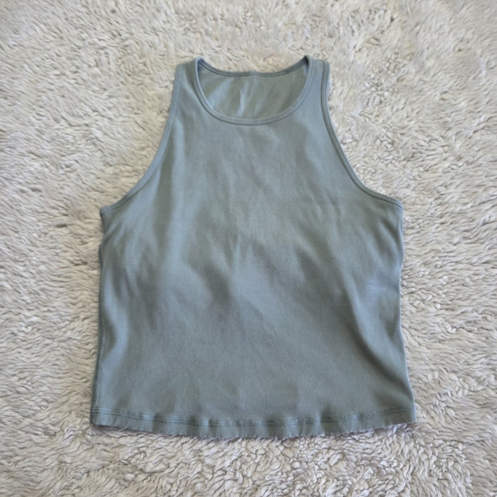 Vuori Pose Plyo Tank Top Built-In Bra* Women's Medium Small Blue